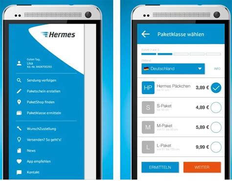 hermes andere preise auf handy|hermes paket app.